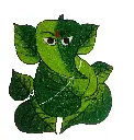 Green Leaf Ganesha