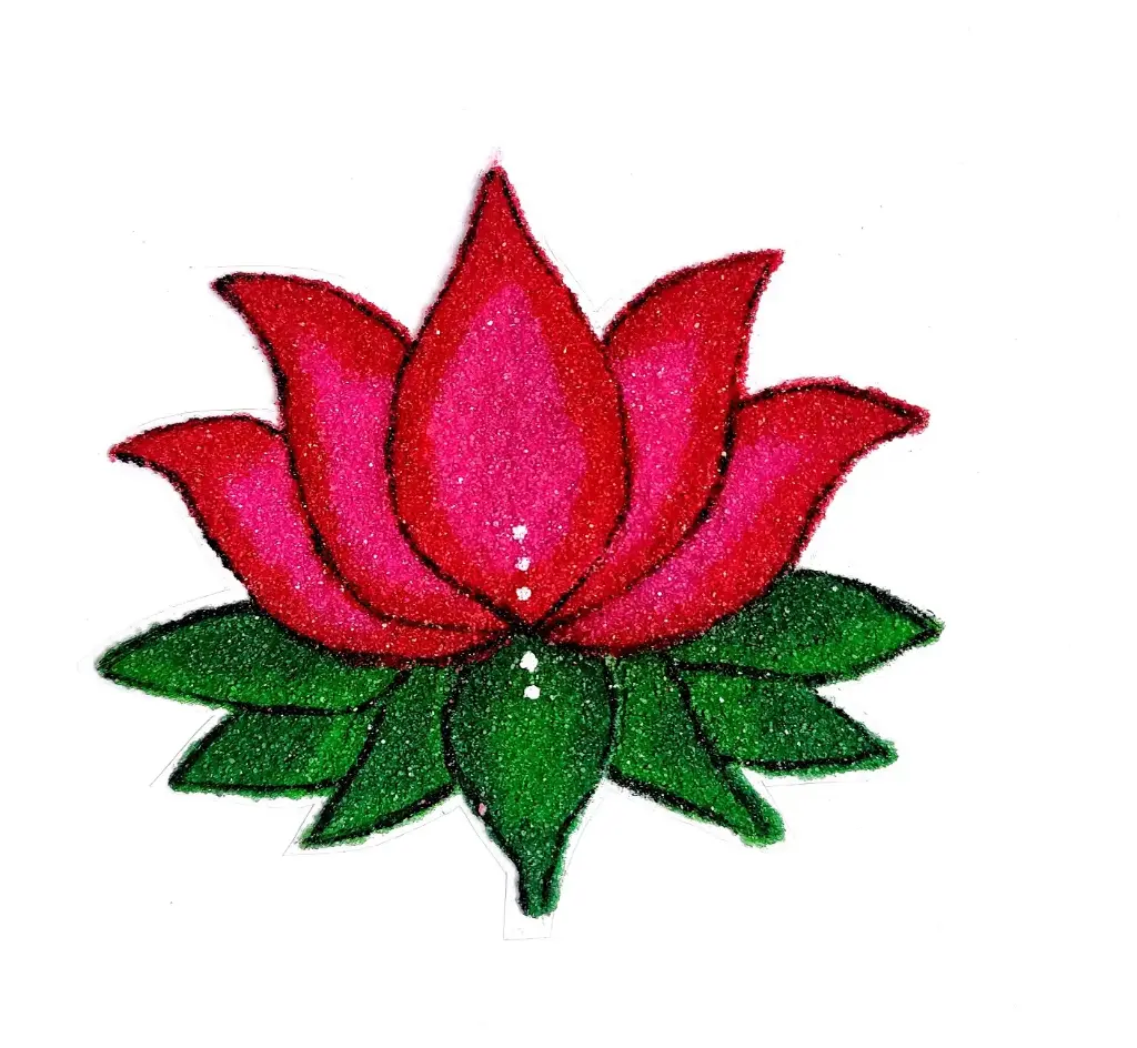 Red Lotus Flower