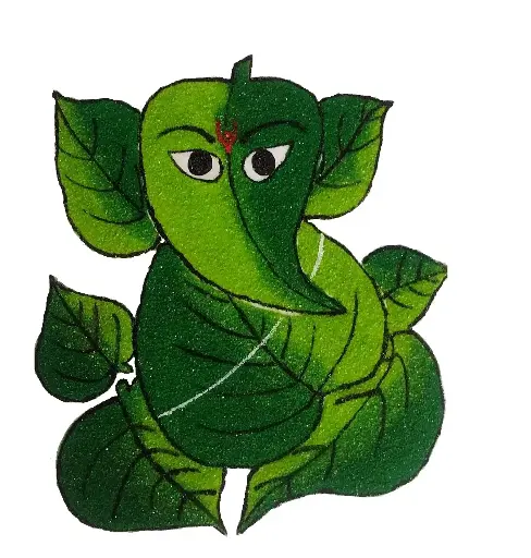 Green Leaf Ganesha