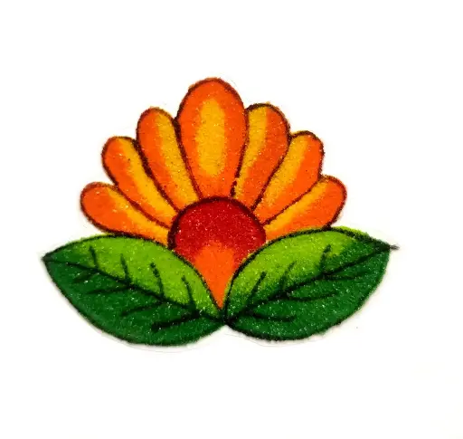 Decorative Orange Flower